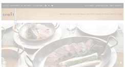 Desktop Screenshot of craftrestaurant.com