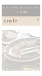 Mobile Screenshot of craftrestaurant.com